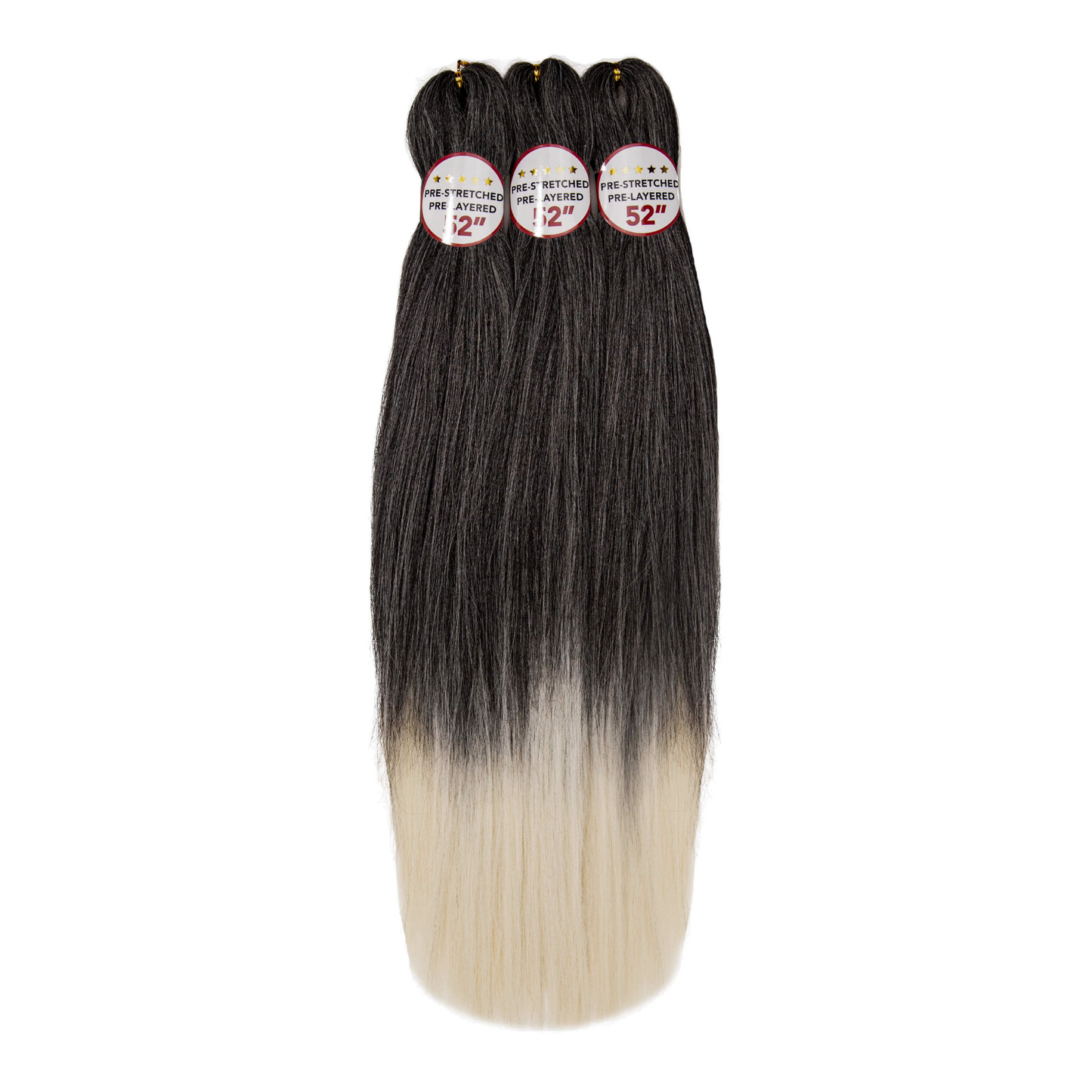 Pre-Stretched Synthetic Combo Braid