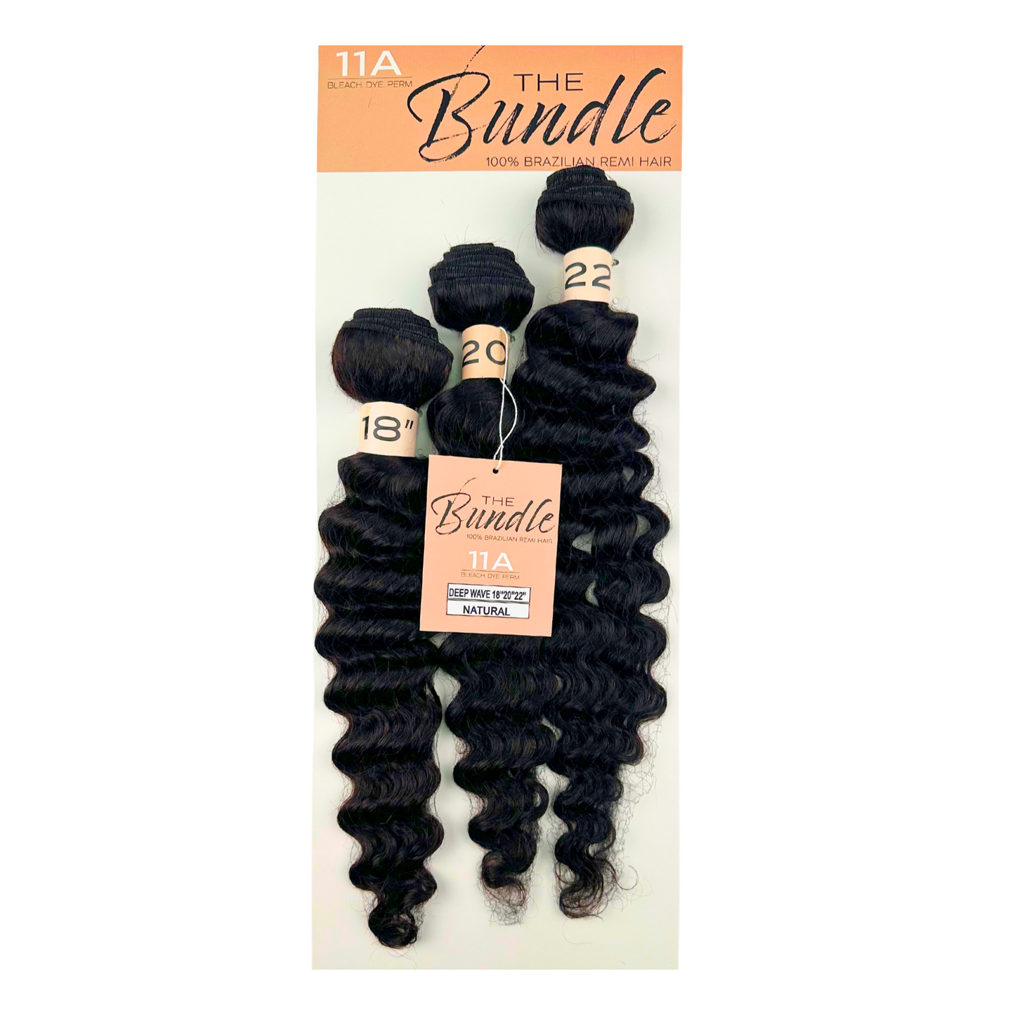 22" - 24" - 26" - 3 Bundles - Deep Wave - 11A