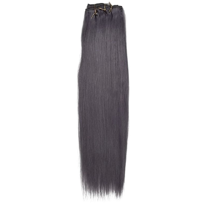 Black Diamond 7 Piece Clip Ins - Straight