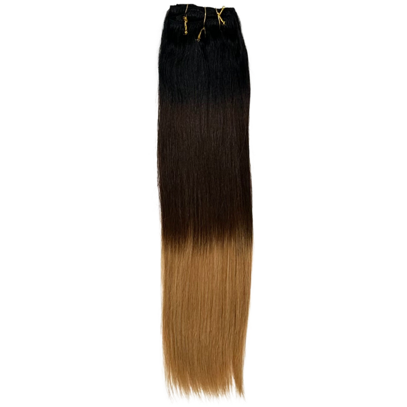Black Diamond 7 Piece Clip Ins - Straight