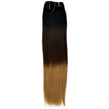 Black Diamond 7 Piece Clip Ins - Straight
