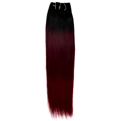 Black Diamond 7 Piece Clip Ins - Straight