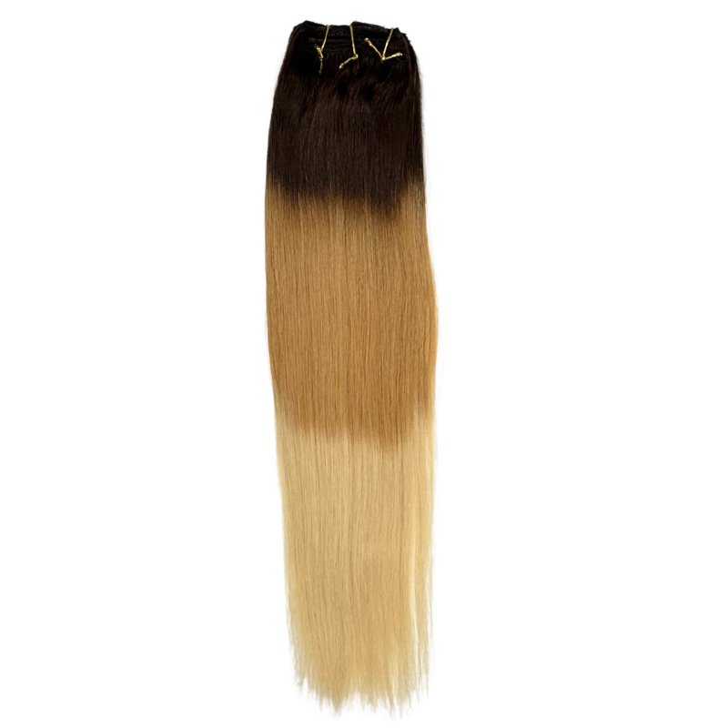 Black Diamond 7 Piece Clip Ins - Straight