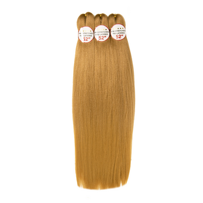 Pre-Stretched Synthetic Combo Braid