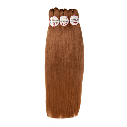 Pre-Stretched Synthetic Combo Braid