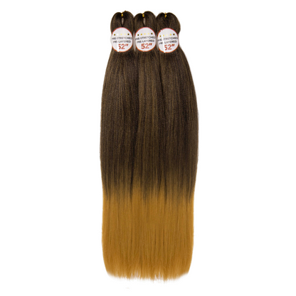 Pre-Stretched Synthetic Combo Braid